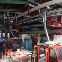 Bergstation der Kabinenbahn Wagrain-Grafenberg, März 2023