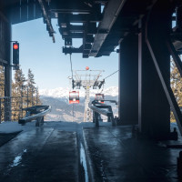 Bergstation der Kabinenbahn Wagrain-Grafenberg, März 2023