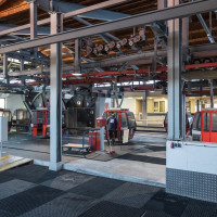 Talstation der Kabinenbahn Wagrain-Grafenberg, März 2023