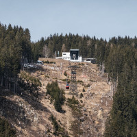 Luftseilbahn Zell am See-Sonnenalm, März 2023