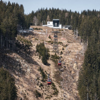 Luftseilbahn Zell am See-Sonnenalm, März 2023