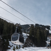 Luftseilbahn Zell am See-Schmittenhöhe, März 2023