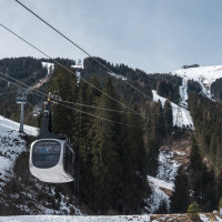 Luftseilbahn Zell am See-Schmittenhöhe, März 2023