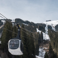 Luftseilbahn Zell am See-Schmittenhöhe, März 2023