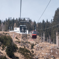 Luftseilbahn Zell am See-Sonnenalm, März 2023