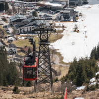 Luftseilbahn Zell am See-Sonnenalm, März 2023
