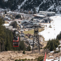 Luftseilbahn Zell am See-Sonnenalm, März 2023