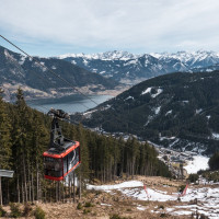 Luftseilbahn Zell am See-Sonnenalm, März 2023