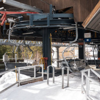 Talstation der Sesselbahn Sonnenalm-Sonnkogel, März 2023