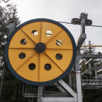 Talstation der Sesselbahn Sonnenalm-Sonnkogel, März 2023