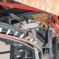 Klemme der Sesselbahn Sonnenalm-Sonnkogel, März 2023