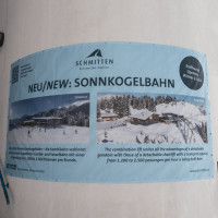 Werbeplakat zum Ersatz der Sesselbahn Sonnenalm-Sonnkogel, März 2023