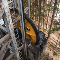 Talstation der Sesselbahn Sonnenalm-Sonnkogel, März 2023