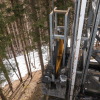 Talstation der Sesselbahn Sonnenalm-Sonnkogel, März 2023