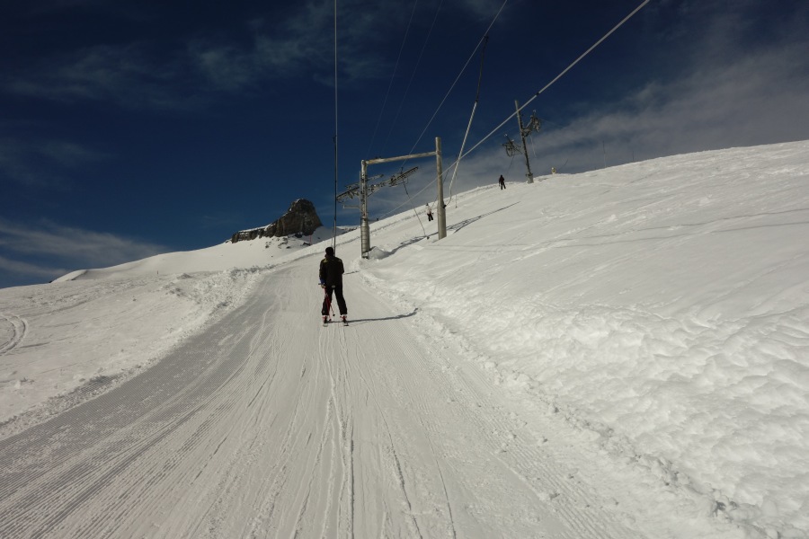 Schlepplift Tsantonnaire, März 2014