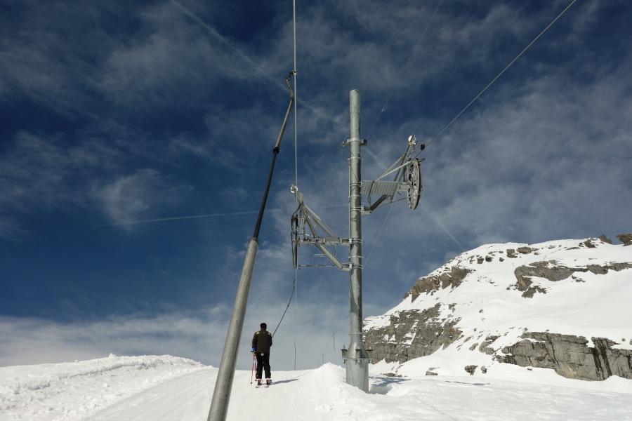 Schlepplift Tsantonnaire, März 2014