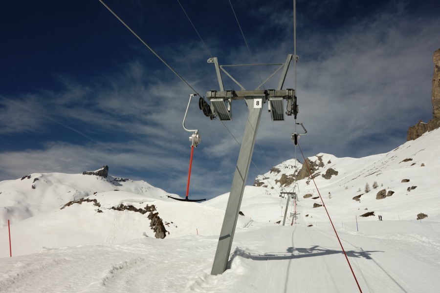Schlepplift Petit Pré, März 2014