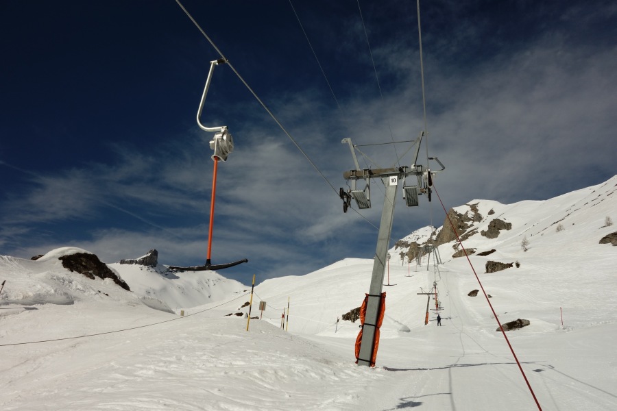 Schlepplift Petit Pré, März 2014