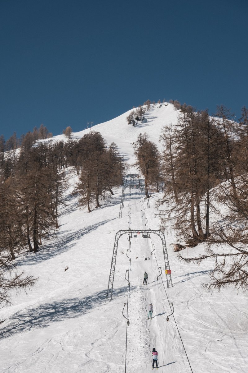 Schlepplift Châtillon in der Totalen