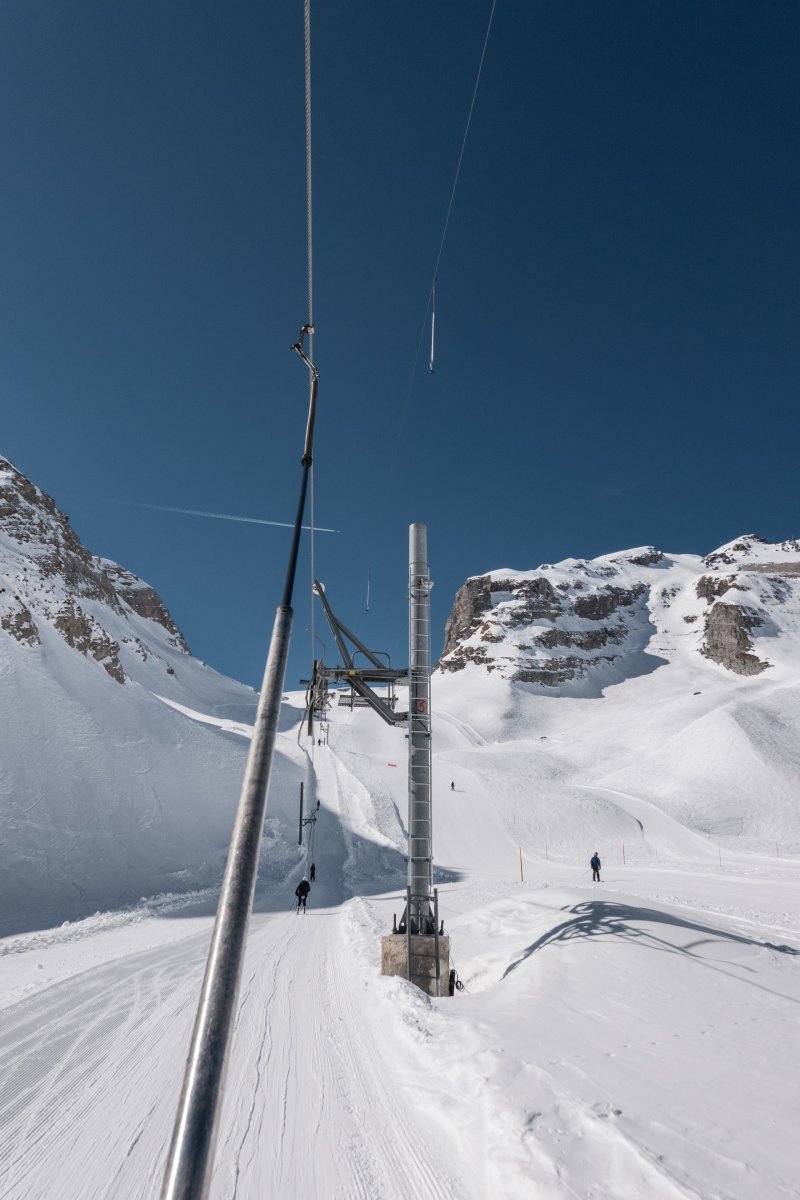 Schlepplift Tsantonnaire, März 2022