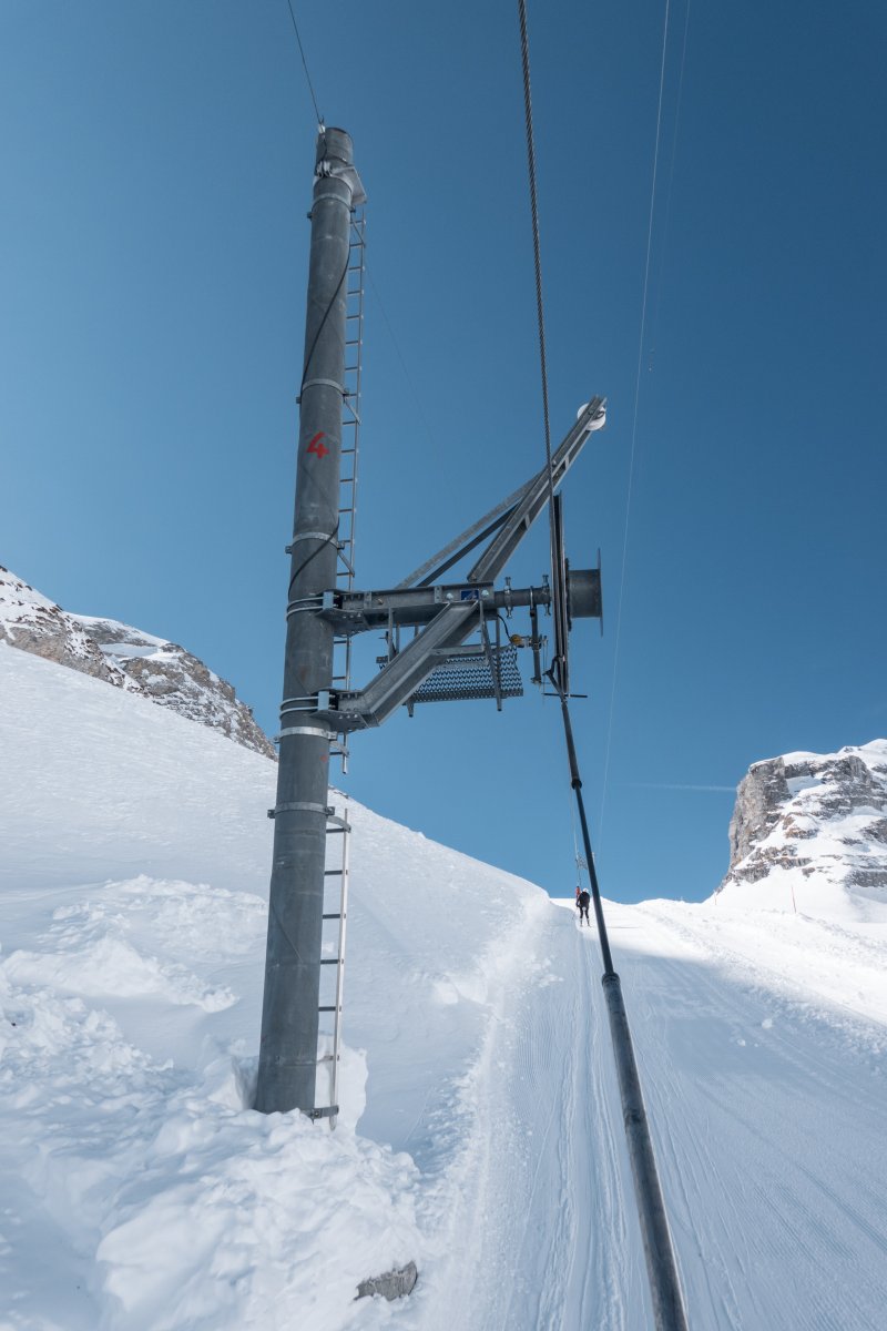 Schlepplift Tsantonnaire, März 2022