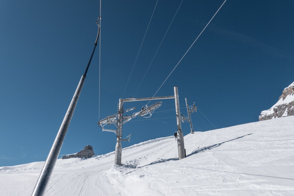 Schlepplift Tsantonnaire, März 2022