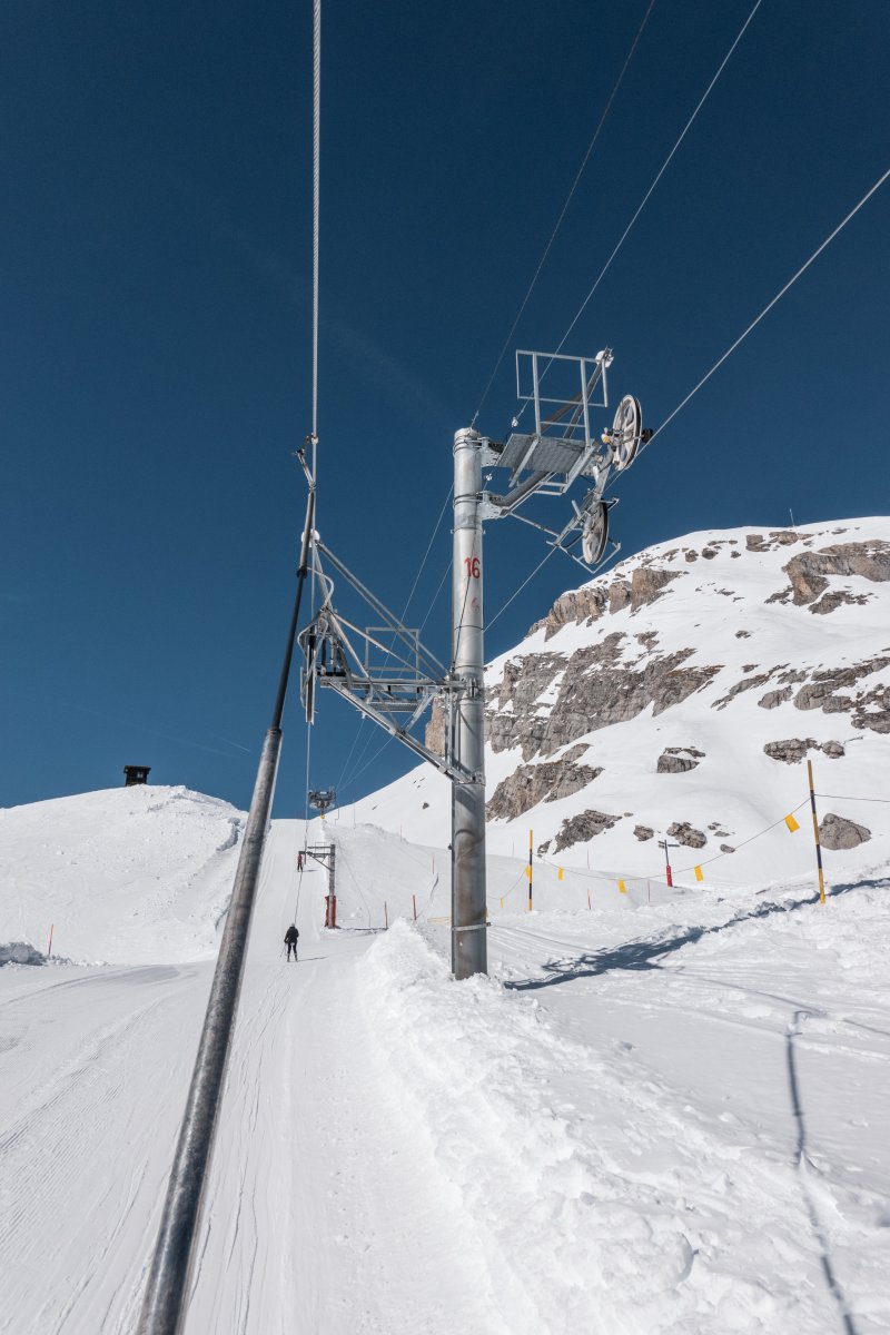 Schlepplift Tsantonnaire, März 2022