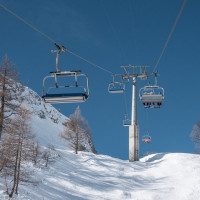 Sesselbahn Jorasse-Col de la Forcle, März 2022