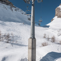 Sesselbahn Jorasse-Col de la Forcle, März 2022