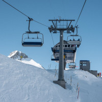 Sesselbahn Jorasse-Col de la Forcle, März 2022