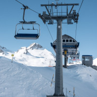 Sesselbahn Jorasse-Col de la Forcle, März 2022