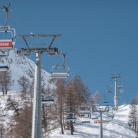 Sesselbahn Jorasse-Col de la Forcle, März 2022
