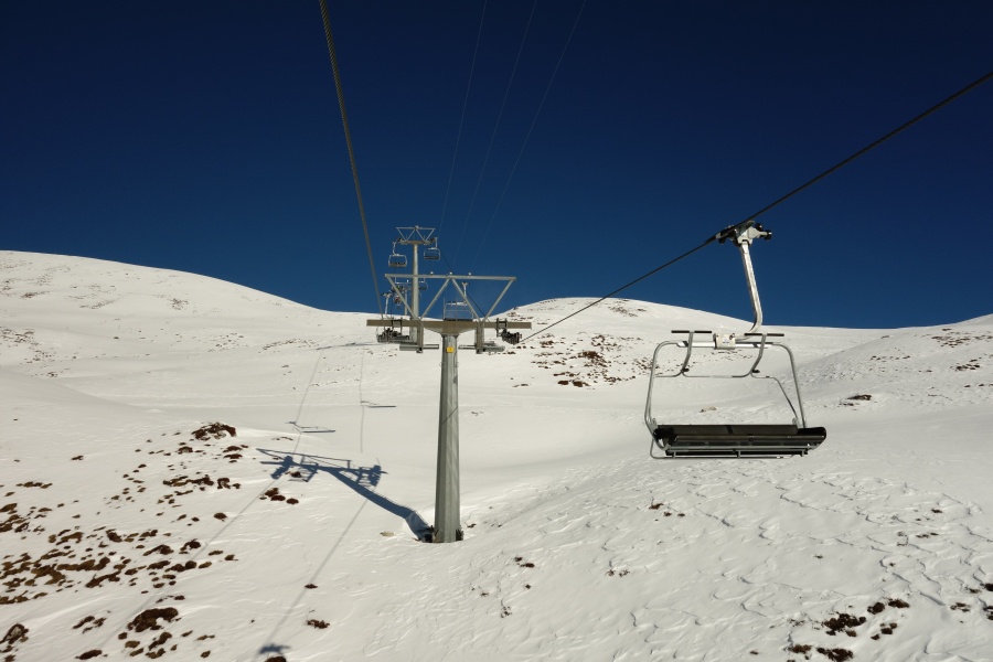 Sesselbahn Gruobenalp-Gotschnagrat, November 2013