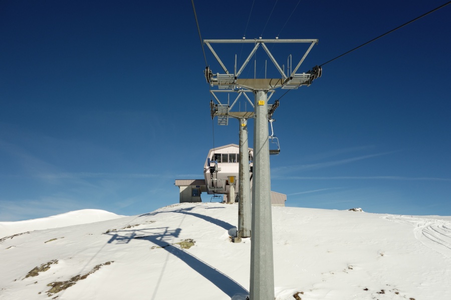 Sesselbahn Gruobenalp-Gotschnagrat, November 2013