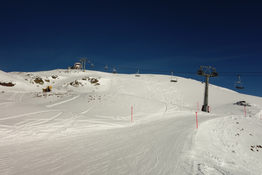 Sesselbahn Gruobenalp-Gotschnagrat, November 2013