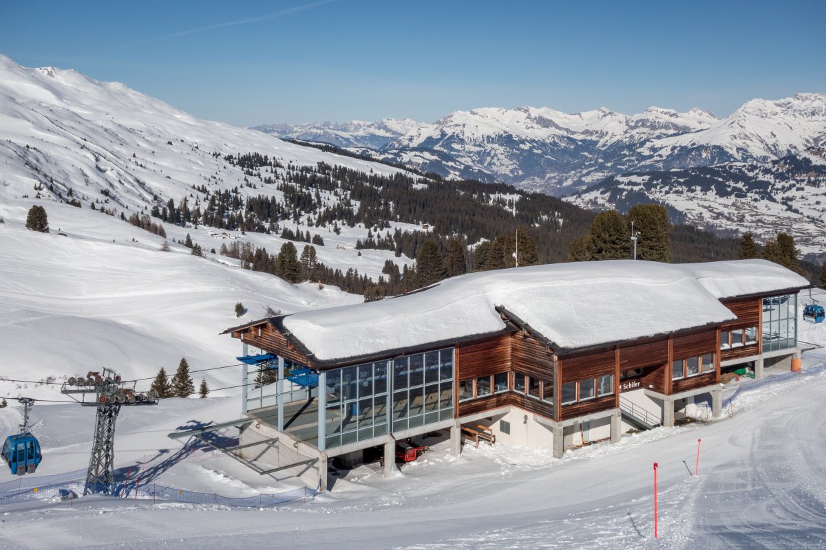 Kabinenbahn Obersäss-Weissfluhjoch, Februar 2019