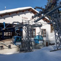 Talstation der Kabinenbahn Schifer-Obersäss, Februar 2019