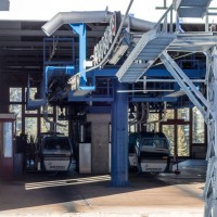 Talstation der Kabinenbahn Schifer-Obersäss, Februar 2019