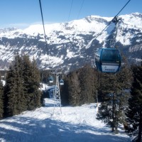 Kabinenbahn Schifer-Obersäss, Februar 2019