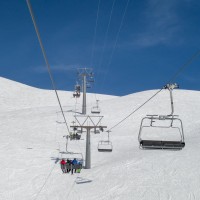 Sesselbahn Gruobenalp-Gotschnagrat, Februar 2019