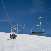 Sesselbahn Gruobenalp-Gotschnagrat, Februar 2019