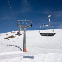 Sesselbahn Gruobenalp-Gotschnagrat, Februar 2019