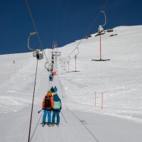 Schlepplift Parsennmäder, Februar 2019