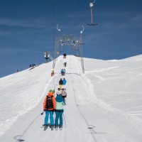 Schlepplift Parsennmäder, Februar 2019