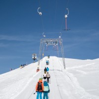 Schlepplift Parsennmäder, Februar 2019