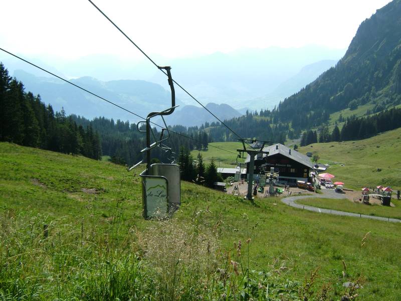 Korblift Alp Fräkmünt-Fräkmüntegg, Juli 2006