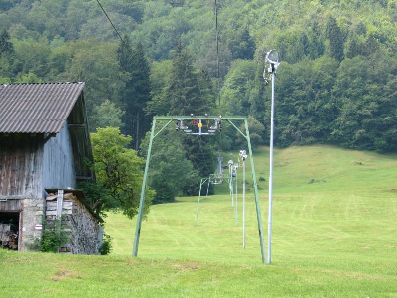 Schlepplift Langmattli, Juli 2006