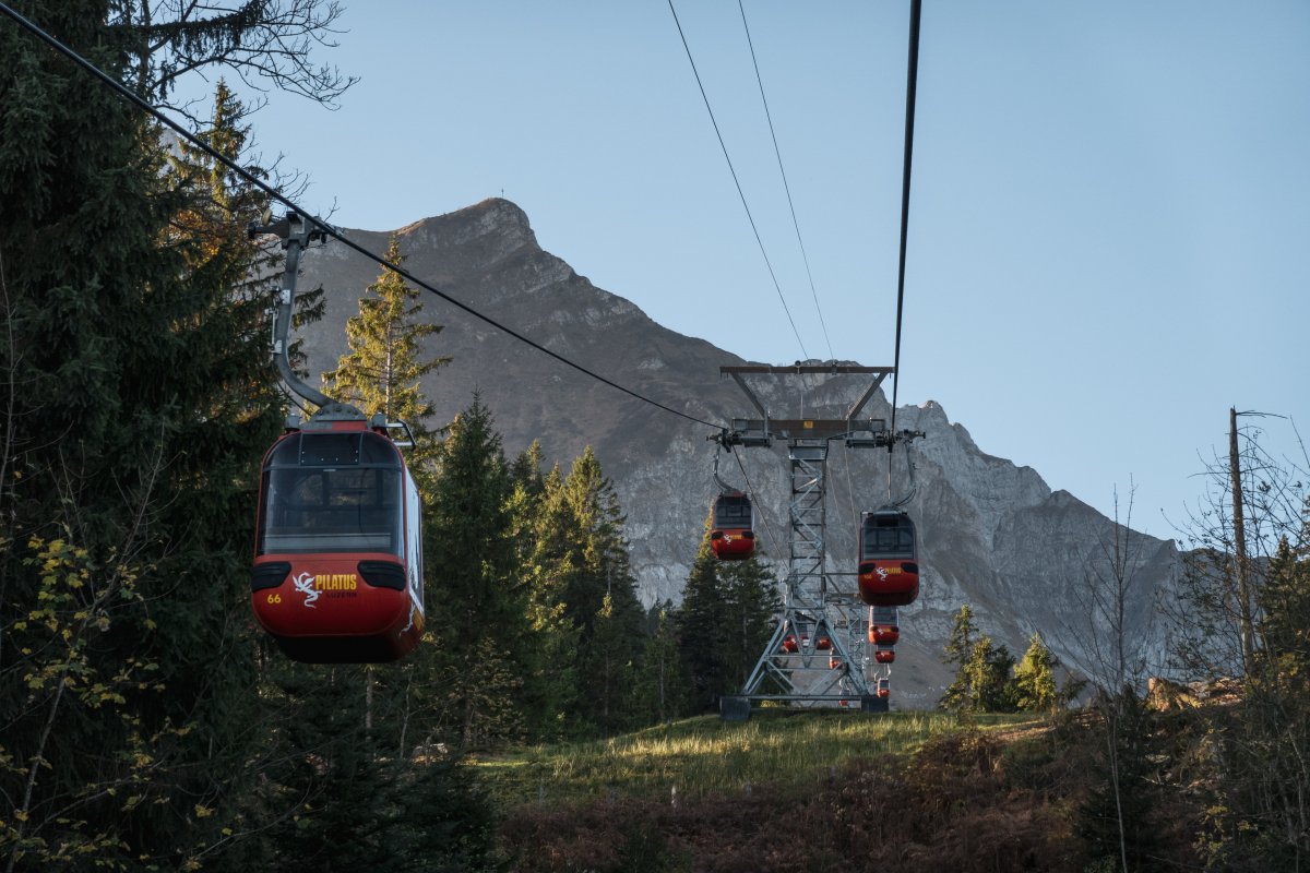 Kabinenbahn Krienseregg-Fräkmüntegg, Oktober 2022