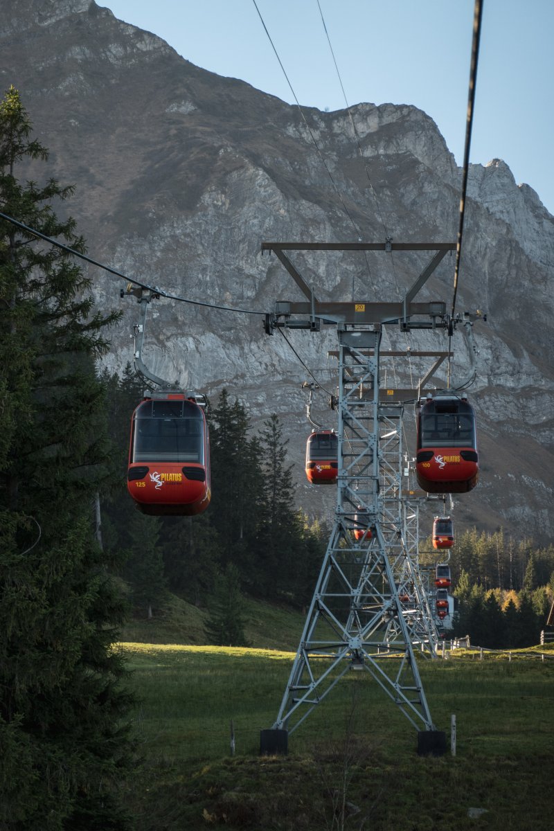 Kabinenbahn zur Fräkmüntegg in Kriens