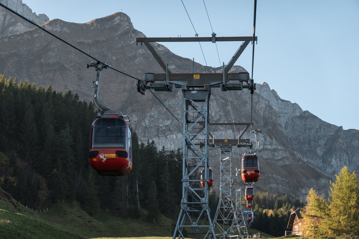 Kabinenbahn Krienseregg-Fräkmüntegg, Oktober 2022